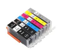 Go Inks Compatible PGI-530 & CLI-531 XL Ink Cartridges - 6 Pack replacements for Canon PIXMA TS8750 & TS8751-23ml/22ml - High Capacity - 530 531 XL Multipack - 1x Set