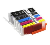 Go Inks Compatible PGI-550 & CLI-551 XL Ink Cartridges - 5 Pack replacement for Canon PIXMA Printers - 23ml/12ml - 550/551 XL multipack - High Yield - 1 Set