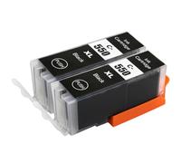 Go Inks Compatible PGI-550 XL Black Ink Cartridges - 2 Pack replacement for Canon PIXMA Printers - 23ml - 550 XL Multipack - High Yield - 2x Bk