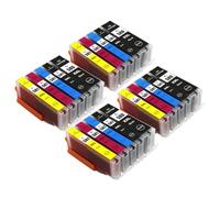 Go Inks Compatible PGI-580XL & CLI-581XL Ink Cartridges - 20 Pack for Canon PIXMA Printers - 22ml/12ml - 580 581 XL Multipack - High Yield - Black, Cyan, Magenta, Yellow - 4 Sets