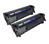 Go Inks 2 Black Laser Toner Cartridges to replace HP Q2612A Compatible/non-OEM for HP Laserjet Printers