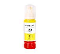 Go Inks Compatible Yellow 107Y Refill Ink Bottle Replacement for Epson EcoTank Printers - 70ml