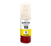 Go Inks Compatible Yellow 70ml Ink Bottle for Epson 113Y - Replacement for EcoTank Printers