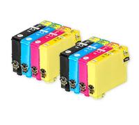 Go Inks E-1636 Compatible Set of Ink Cartridges to replace T1636 (16XL) for use with Epson Expression Workforce (Set of 8 Inks)