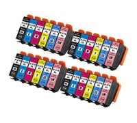 Go Inks E-378XL Compatible Set of Ink Cartridges for use with Epson Expression Photo Printers (Set of 24 Inks)