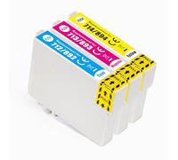 Go Inks 1 Set of 3 Ink Cartridges to replace Epson T0715 C/M/Y Compatible/non-OEM for Epson Stylus Printers (3 Inks)
