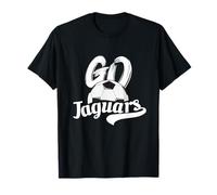 Go Jaguars Soccer Ball Team Spirit Family Support T-Shirt