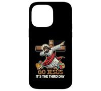 Go Jesus It's The Third-Day Funny Dabbing Jesus Easter Day Case for iPhone 14 Pro Max