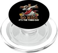 Go Jesus It's The Third-Day Funny Dabbing Jesus Easter Day PopSockets PopGrip for MagSafe
