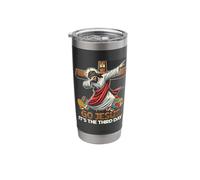 Go Jesus It's The Third-Day Funny Dabbing Jesus Easter Day Stainless Steel Insulated Tumbler