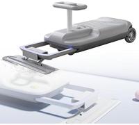 Go Kart 12V Kids Auto Clean Upgraded Gradient Light Drifting Kart Car with Storage for Indoor and Outdoor Fun