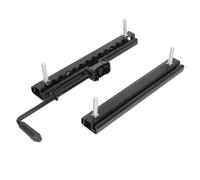 Go Kart Adjustable Seat Slider Track, Seat Mounting Track Kit, High Hardness Cold Rolled Steel 240mm Slide Rail with 50mm Forward and Backward Travel for DIY Go Kart