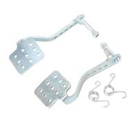 Go Kart Pedals Kit Heavy Duty Anti Slip Brake Throttle Pedal Set with Return Springs for Predator 212cc 196cc Road Rocket Go Karts and DIY Projects Steel Alloy Construction