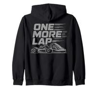 Go Kart Racer Racing One More Zip Hoodie