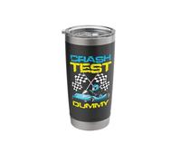 Go Kart Racing Crash Test Dummy Go Kart Racer Stainless Steel Insulated Tumbler