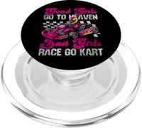 Go Kart Racing Girl Female Vintage Good Girls Go To Heaven PopSockets PopGrip for MagSafe