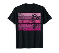 Go Kart Racing Girl Female Vintage Real Girls Race Go Karts T-Shirt