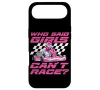 Go Kart Racing Girl Female Vintage Who Said Girls Can't Case for iPhone Air