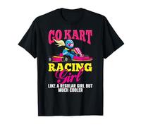 Go Kart Racing Girl - Funny Kids Racing - Go Karting Girl T-Shirt