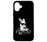 Go Kart Racing Gokart Racer Kart Easter Rabbit Bunny Case for iPhone 16 Plus