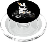 Go Kart Racing Gokart Racer Kart Easter Rabbit Bunny PopSockets PopGrip for MagSafe
