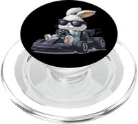 Go Kart Racing Gokart Racer Kart Easter Rabbit Bunny PopSockets PopGrip for MagSafe