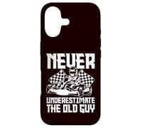 Go Kart Racing -Never Underestimate The Old Guy Case for iPhone 17