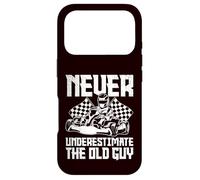 Go Kart Racing -Never Underestimate The Old Guy Case for iPhone 17 Pro