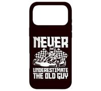 Go Kart Racing -Never Underestimate The Old Guy Case for iPhone 17 Pro Max