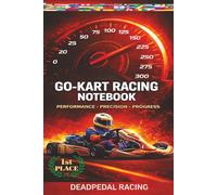 GO-KART RACING NOTEBOOK: Performance Precision Progress: DEADPEDAL RACING: 9x6 160 pages/for all ages/Charts and setup sheets for tire PSI etc.GR8 for ... |Lap Time, Setup LOG,Telemetry/maintenance