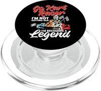Go Kart Racing Retired Vintage Go Kart Racer I'm Not Getting PopSockets PopGrip for MagSafe