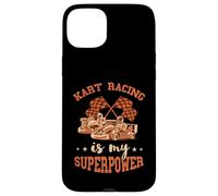 Go Kart Racing Superpower Karting Go Kart Racer Motorsports Case for iPhone 15 Plus