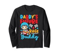 Go Kart Racing Toddler Vintage Daddy's Future Race Buddy Long Sleeve T-Shirt