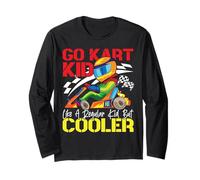 Go Kart Racing Vintage Go Kart Kid Like A Regular Kid But Long Sleeve T-Shirt