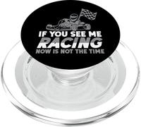 Go Kart Racing Vintage If You See Me Racing Now Is Not The PopSockets PopGrip for MagSafe