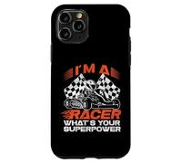 Go Kart Racing Vintage I'm A Racer What's Your Superpower Case for iPhone 11 Pro