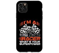 Go Kart Racing Vintage I'm A Racer What's Your Superpower Case for iPhone 11 Pro Max