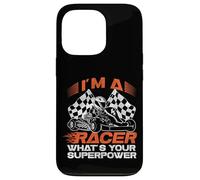 Go Kart Racing Vintage I'm A Racer What's Your Superpower Case for iPhone 13 Pro