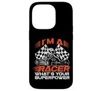 Go Kart Racing Vintage I'm A Racer What's Your Superpower Case for iPhone 14 Pro