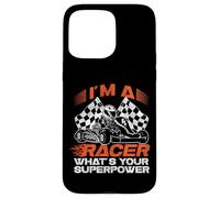 Go Kart Racing Vintage I'm A Racer What's Your Superpower Case for iPhone 15 Pro Max