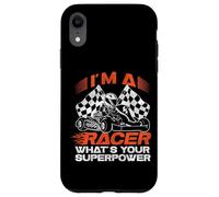 Go Kart Racing Vintage I'm A Racer What's Your Superpower Case for iPhone XR