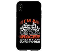 Go Kart Racing Vintage I'm A Racer What's Your Superpower Case for iPhone XS Max
