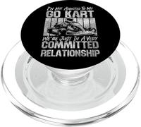 Go Kart Racing Vintage I'm Not Addicted To My Go Kart We're PopSockets PopGrip for MagSafe