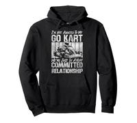 Go Kart Racing Vintage I'm Not Addicted To My Go Kart We're Pullover Hoodie