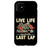 Go Kart Racing Vintage Live Life Like It's The Last Lap Case for iPhone 11