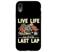 Go Kart Racing Vintage Live Life Like It's The Last Lap Case for iPhone XR