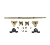 Go Kart Rear Axle Kit, 24 Inch Heavy Duty Shaft for DIY Assembly Compatible with ATVs 4x4s Dune Buggies Complete Kit with Bearings Easy Installation