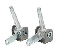 Go Kart Spindle SetSpindle Bracket SetGo Kart Spindle Bracket Set, 2 Pcs 5/8in X 4.5in Steel Alloy Spindle Bracket Set Steel Alloy Spindle KitSpindles