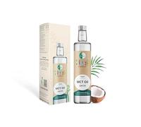 Go-Keto MCT Oil 500ml - Premium MCT OIL C8/C10 made from coconut oil, palm oil free, perfect for a keto diet, Keto coffee creamer, ideal for Bulletproof Coffee or Keto Shake, vegan, low-carb