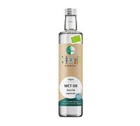 Go-Keto Organic MCT Oil C8, 500ml - MCT Oil C8 from Organic Coconut Oil Palm Oil Free, Perfect for a Keto Diet, Ideal Keto Coffee Creamer for Bulletproof Coffee or Keto Shake, Vegan, Low Carb
